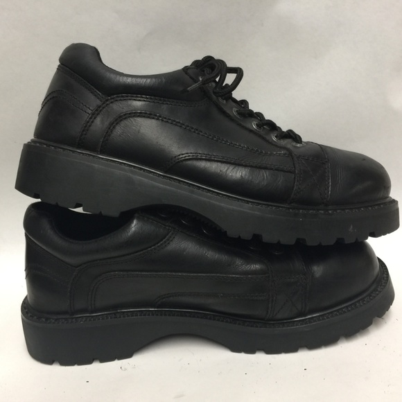 Bass Oxford Shoes Titanium SM01 Men's Black - Picture 4 of 8